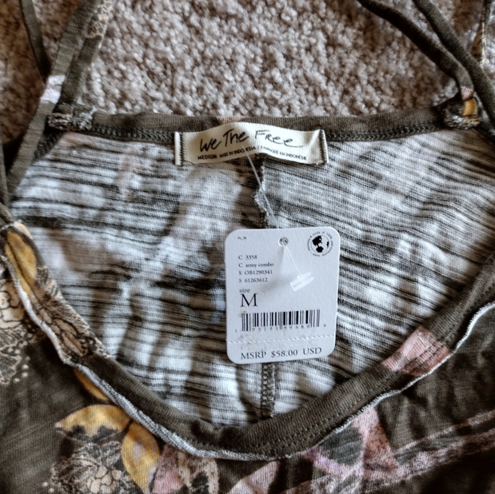 Free People Tank Top Size M NWT - Picture 13 of 14